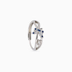 Midnight Papillon Crossover Ring
