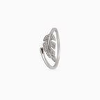 Pavé Leaf Wrap Ring