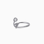 Bud & Leaf Bypass Ring