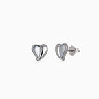 Heartline Mother of Pearl Studs