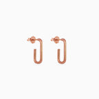 Rose gold U Hoop Minis