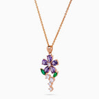 Amethyst Bloom Pendant Set