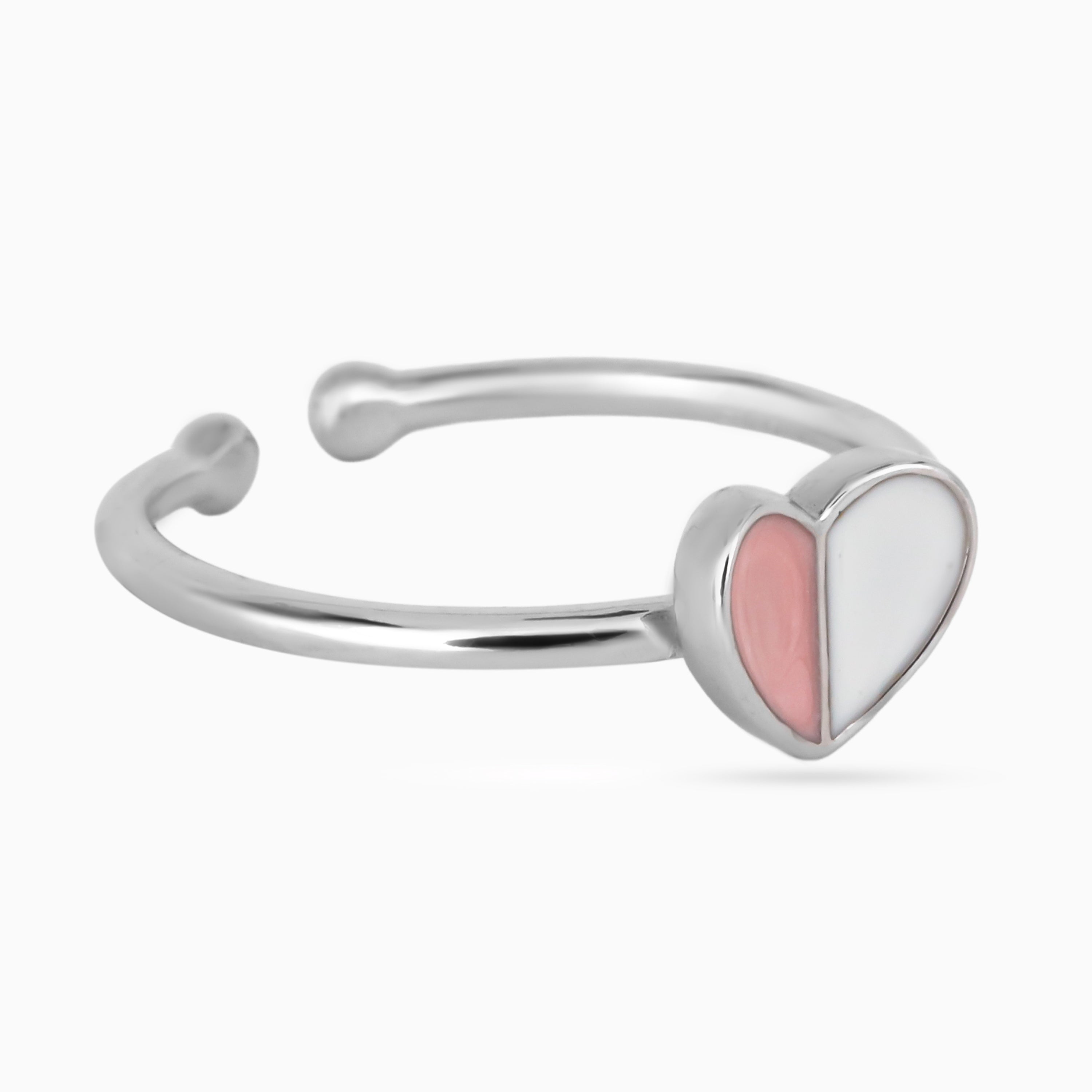 Blush Duo Heart Ring
