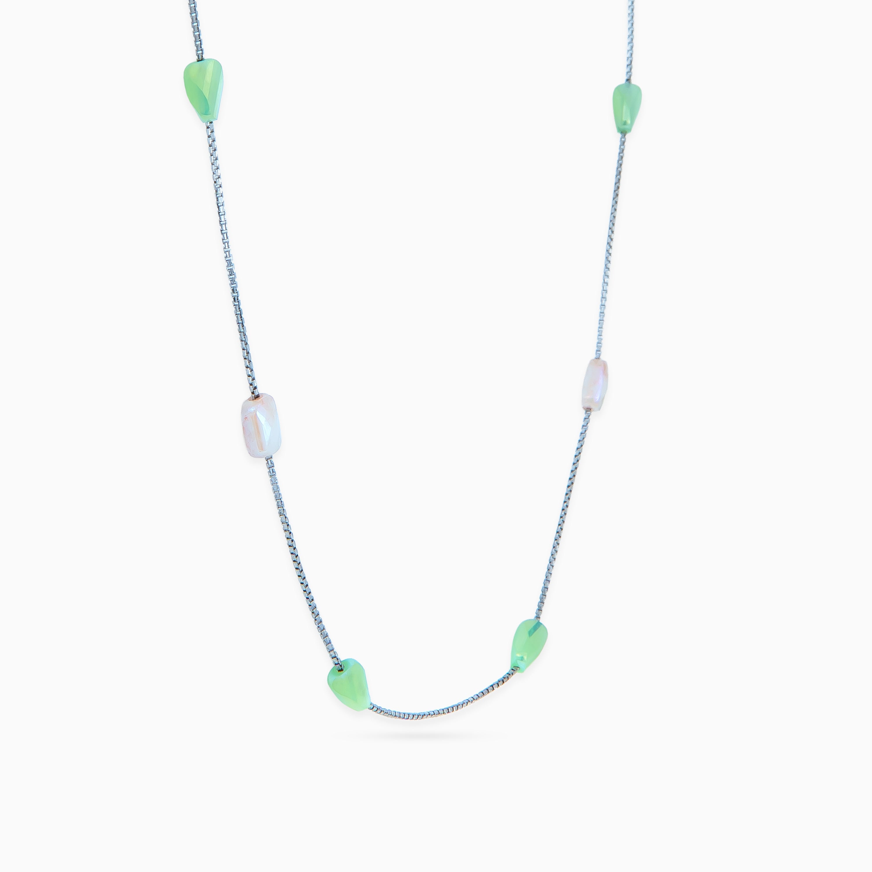 Meadow Bead Station Necklace