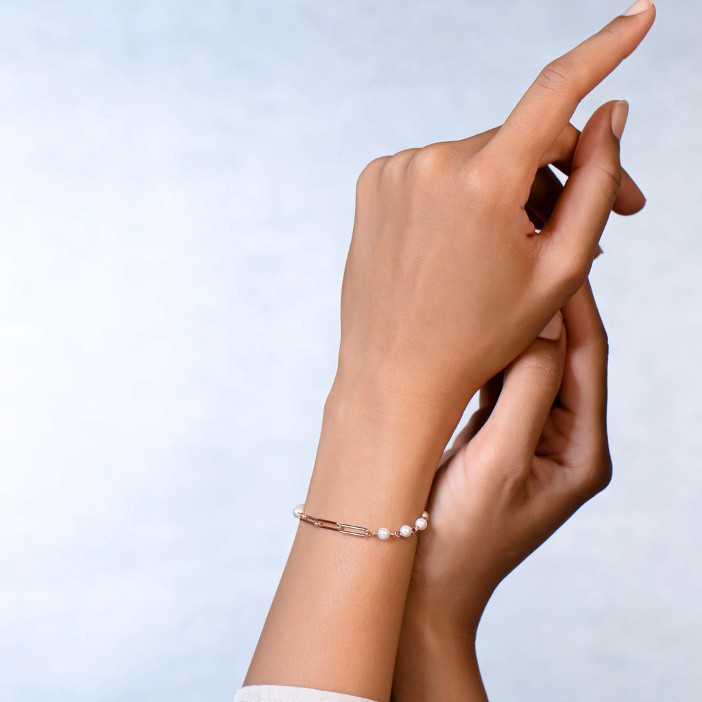 Rose Gold Satellite Chain Bracelet