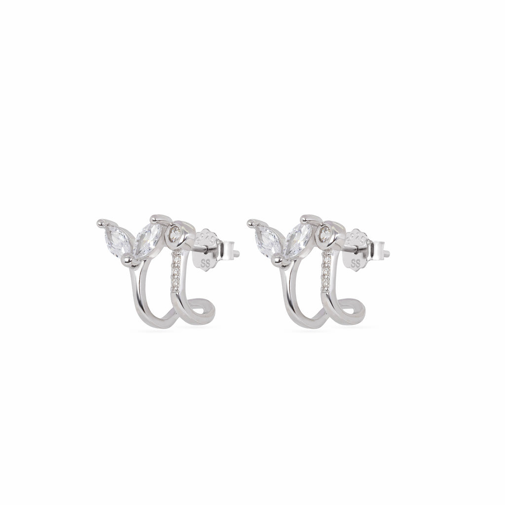 Leaf Duo Cuff Studs
