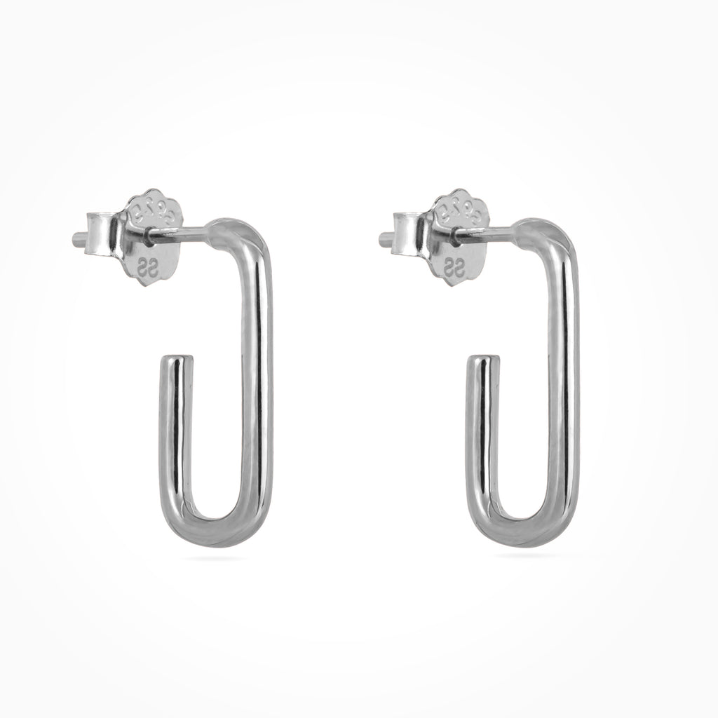 Silver U Hoop Minis