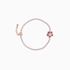 Petal Charm Tennis Bracelet