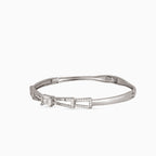 Linear Pavé ID Bangle