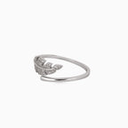 Pavé Leaf Wrap Ring