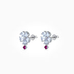 Ruby Dew Fleur Studs