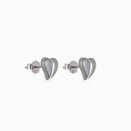 Heartline Mother of Pearl Studs