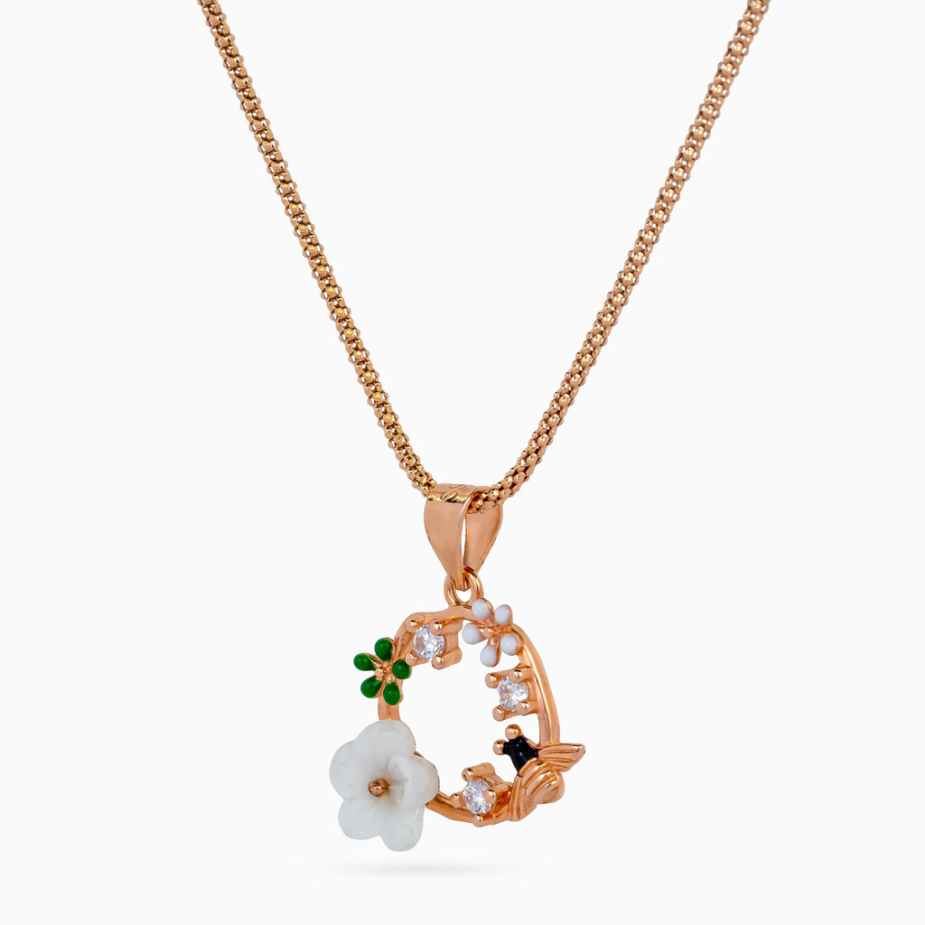 Honey Blossom Wreath Pendant Set