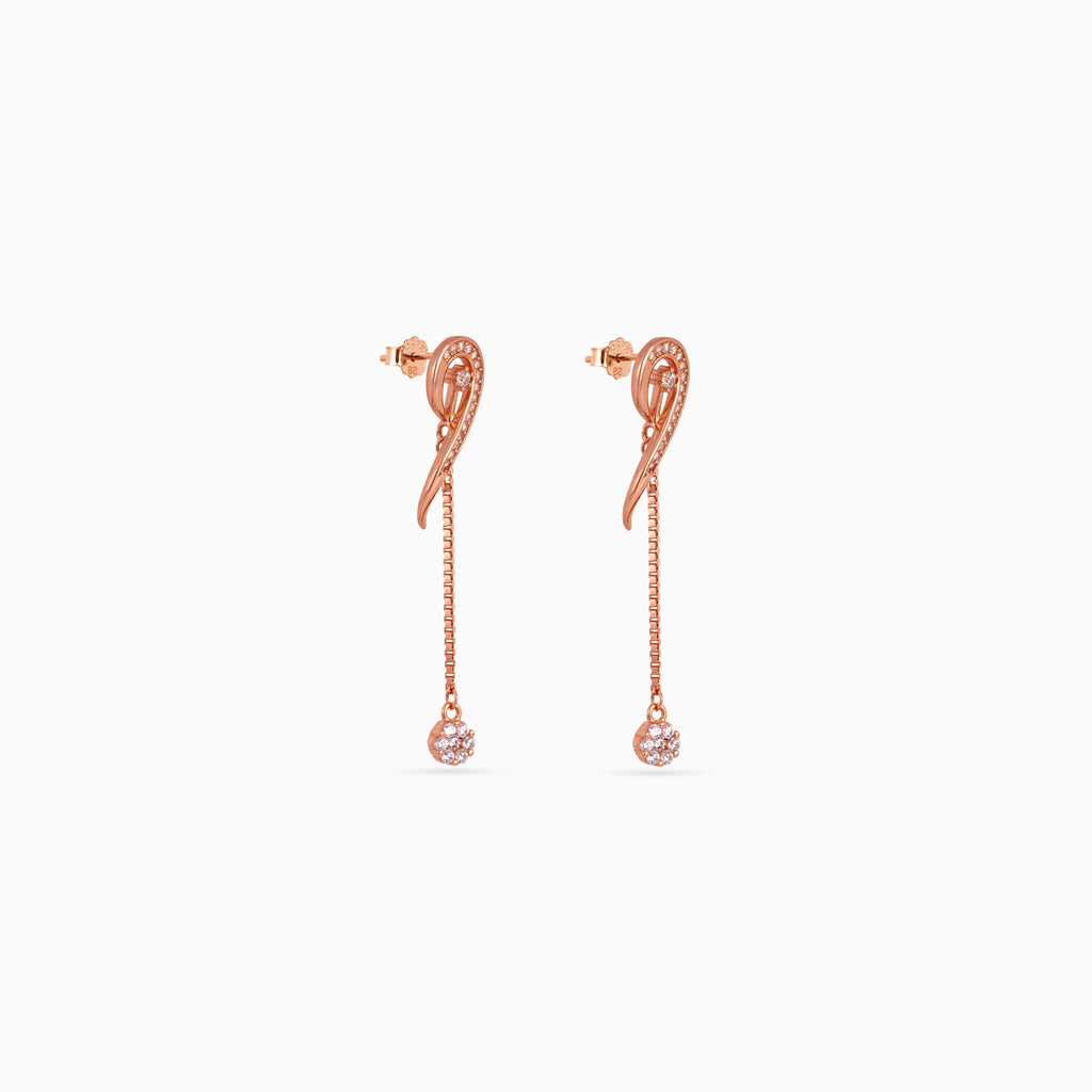 Swirl Chain Pavé Drops