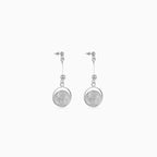 Silver Filigree Medallion Drops