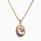 Sunset Flight Papillon Pendant Set