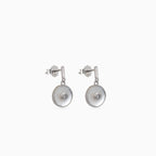 Silver Moonlit Pearl Drops
