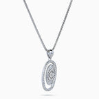 Sunburst Oval Pendant Set