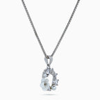 Dove Garden Wreath Pendant Set