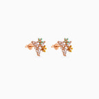 Rose gold Meadow Marquise Studs