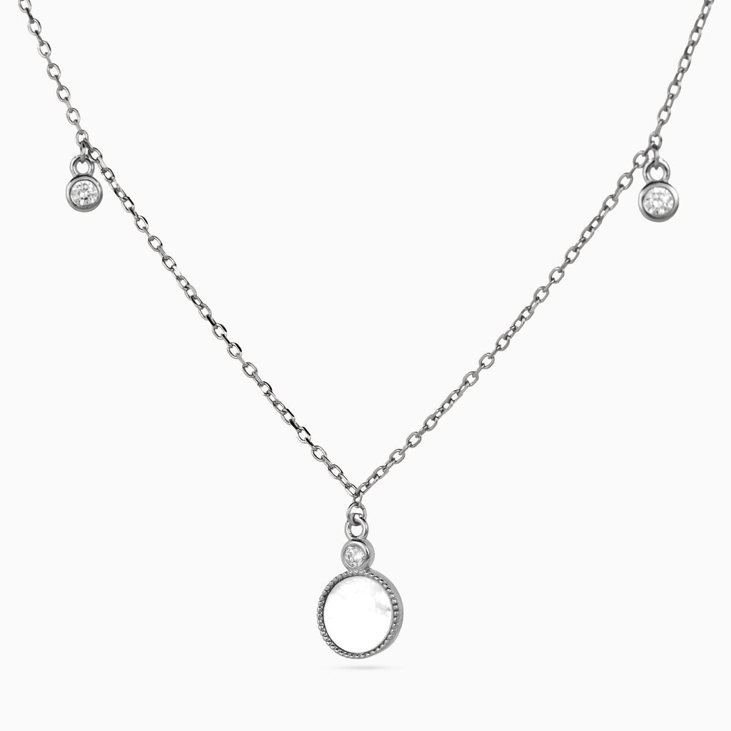 Celeste Drop Station Necklace