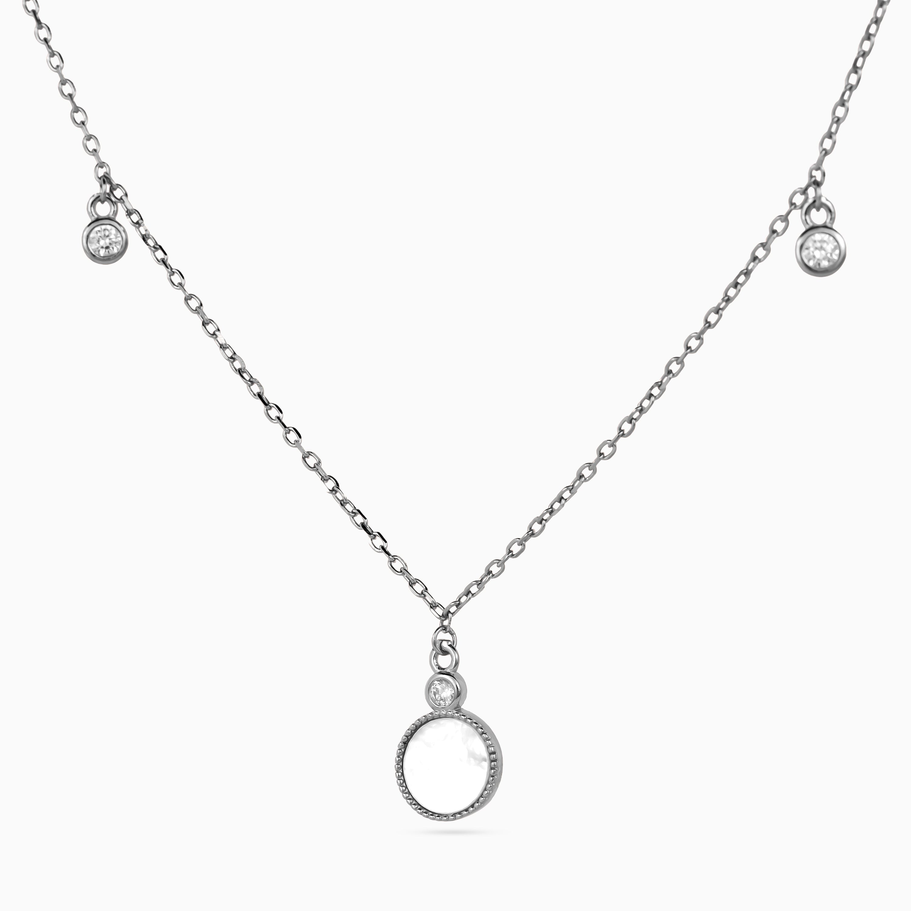 Celeste Drop Station Necklace