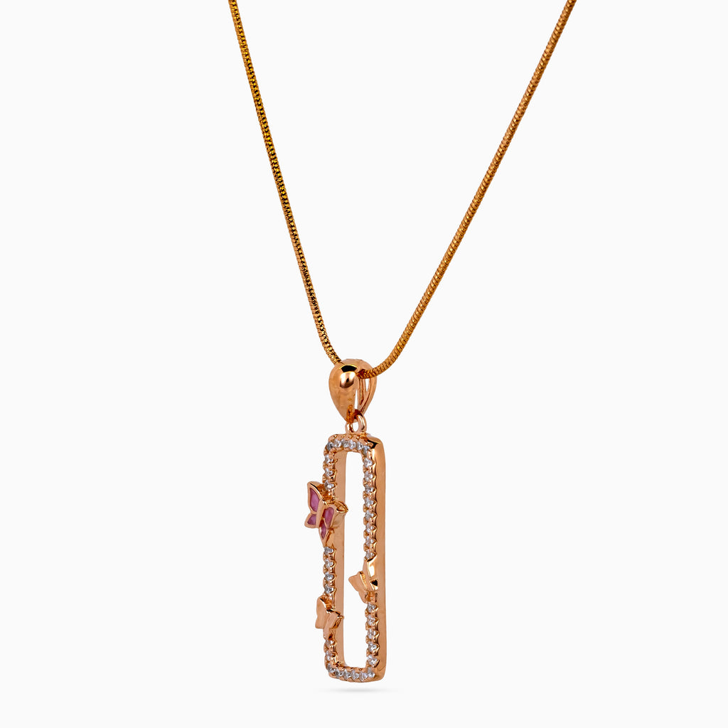 Flutter Frame Butterfly Necklace