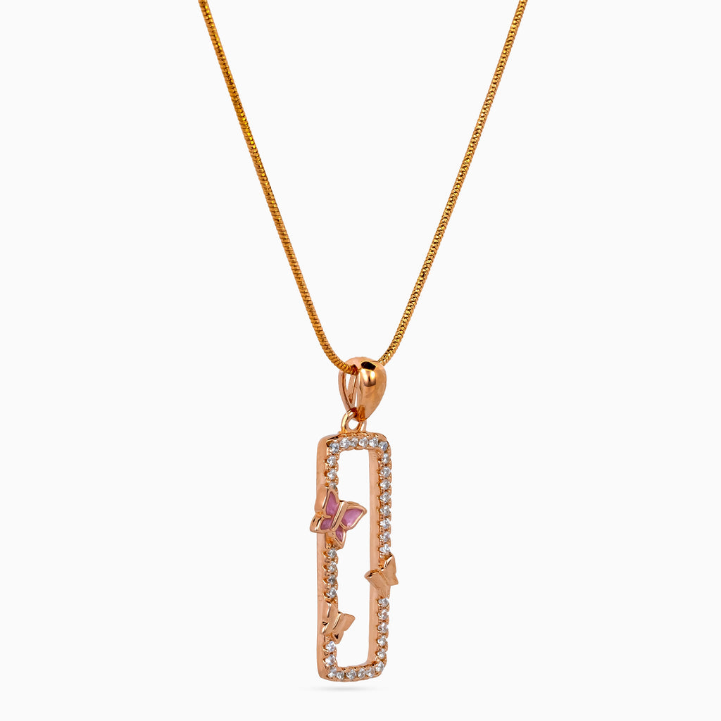 Flutter Frame Butterfly Necklace