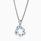 Dove Garden Wreath Pendant Set