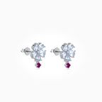 Ruby Dew Fleur Studs