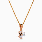 Noir Papillon Cluster Necklace