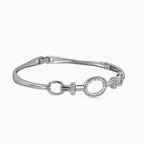 Pavé Oval Link Bangle