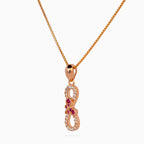 Infinity Papillon Pendant Set