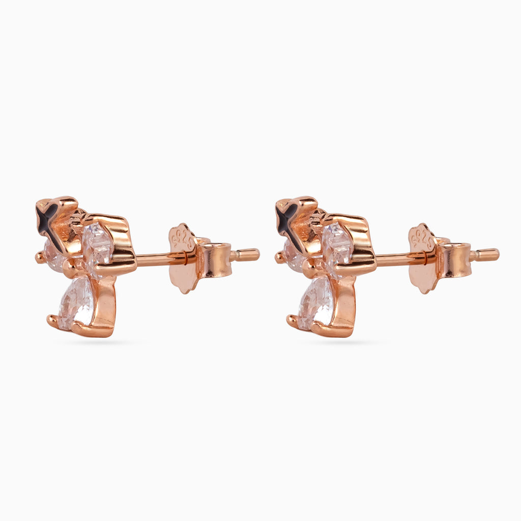 Midnight Étoile Petal Studs