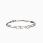 Linear Pavé ID Bangle