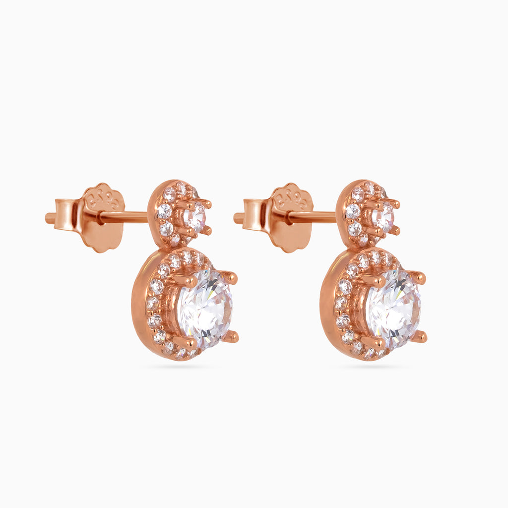 Duo Halo Round Studs