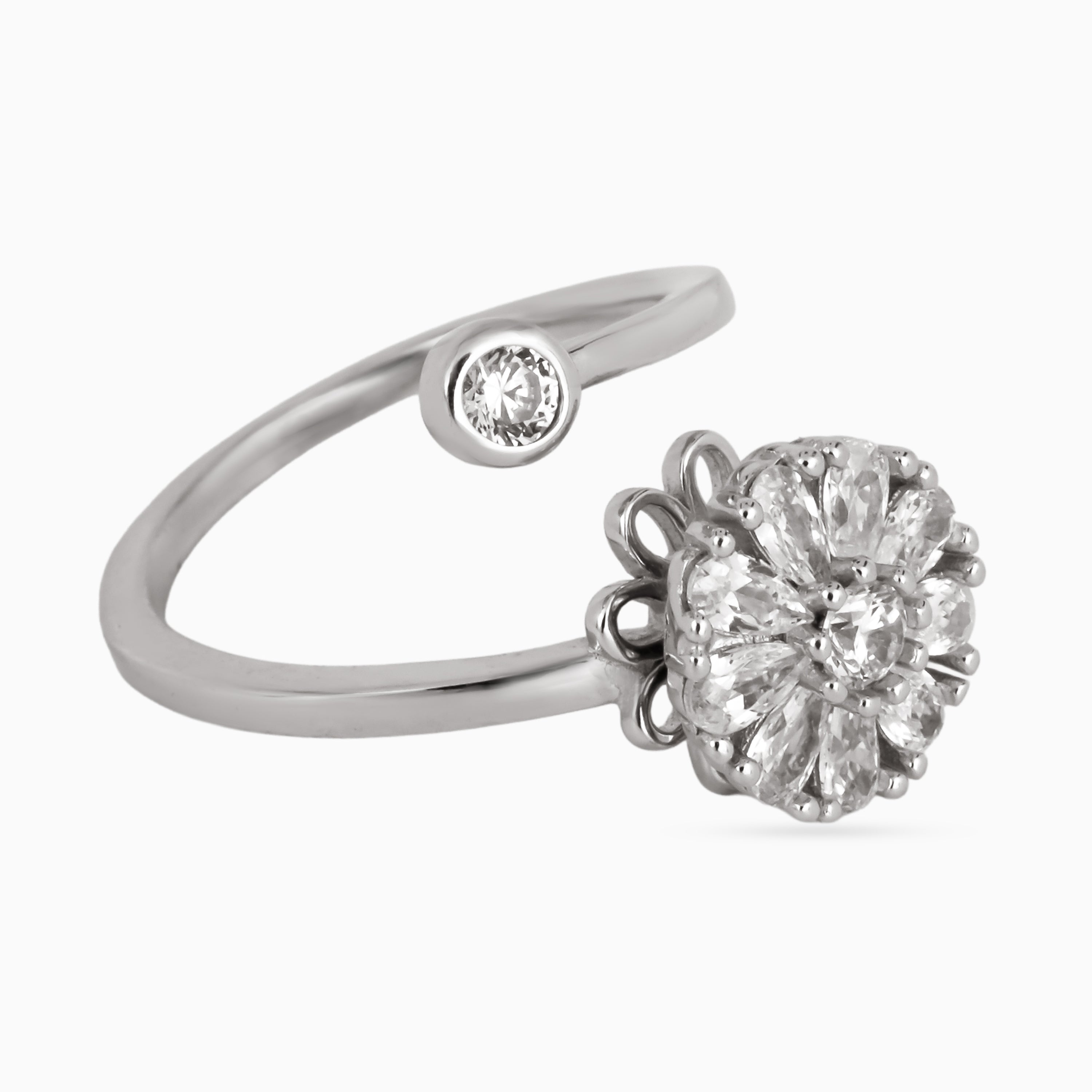 Petite Papillon Pavé Ring