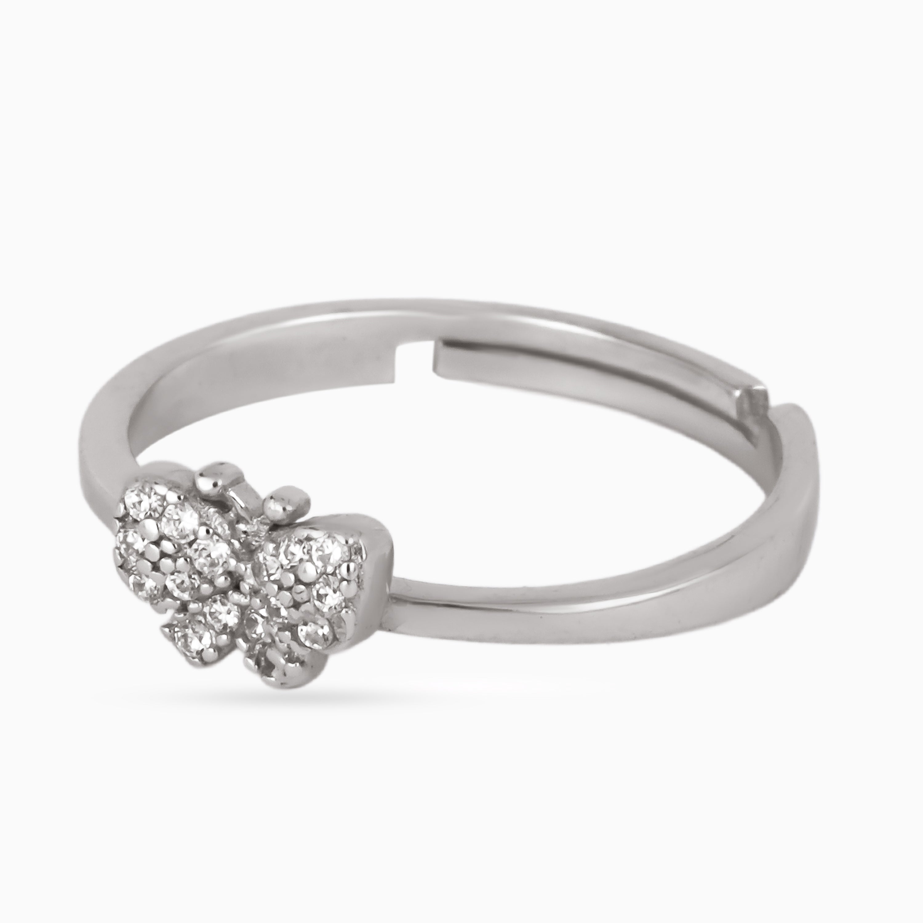 Tiny Papillon Sparkle Ring
