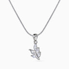 Crystal Leaf Trio Pendant Set