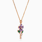 Amethyst Bloom Pendant Set