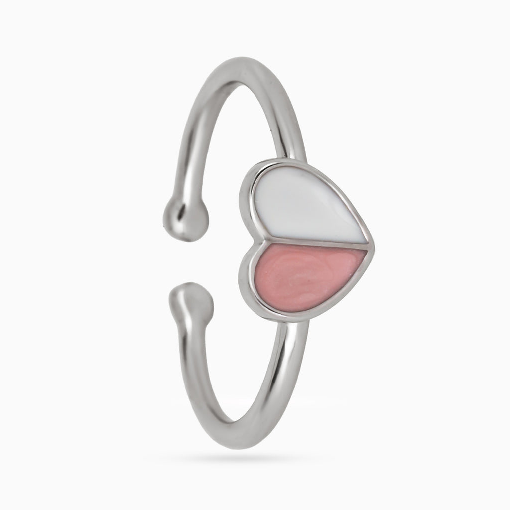 Blush Duo Heart Ring
