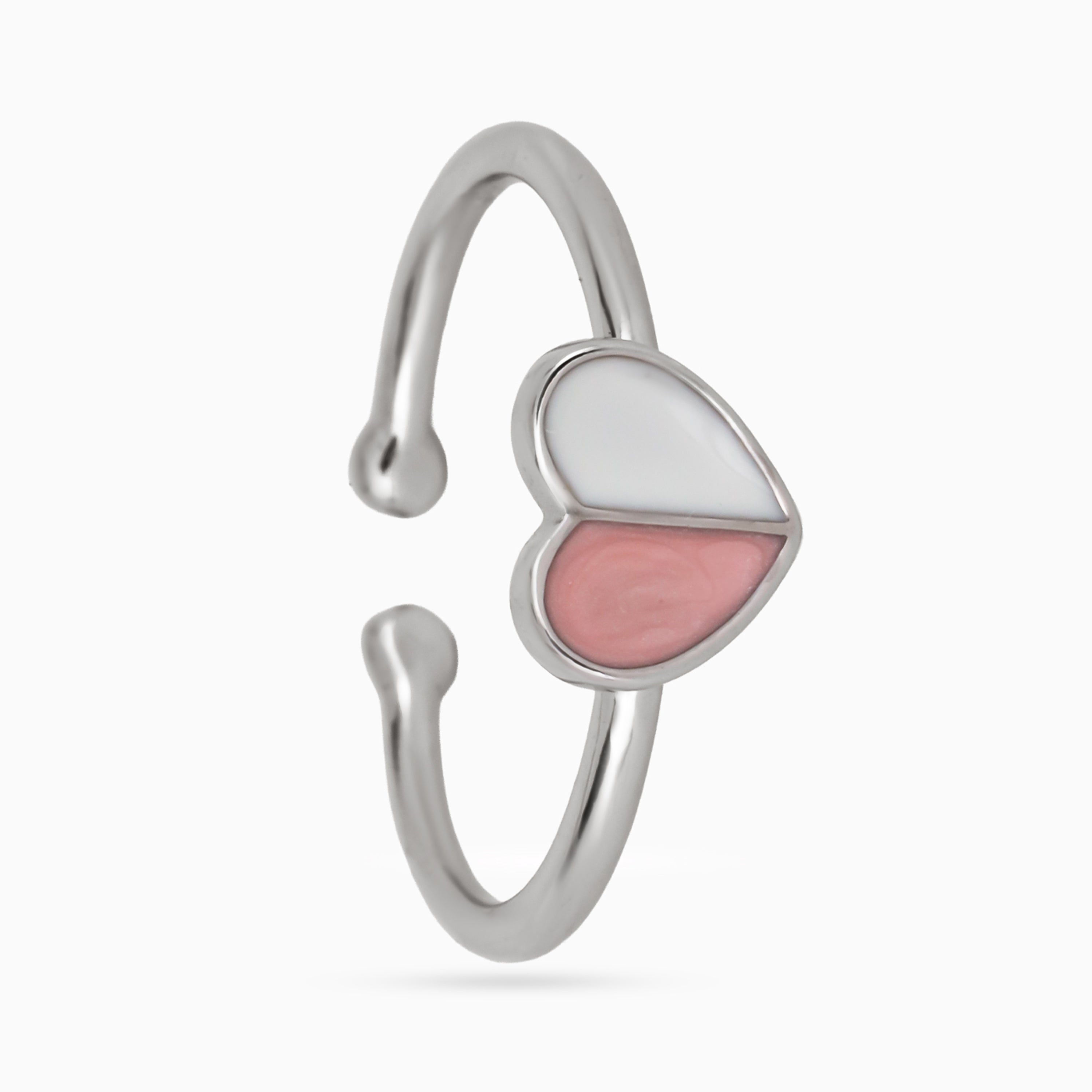 Blush Duo Heart Ring