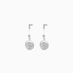 Silver Filigree Medallion Drops