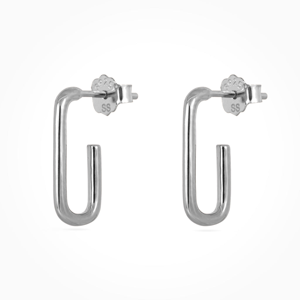 Silver U Hoop Minis