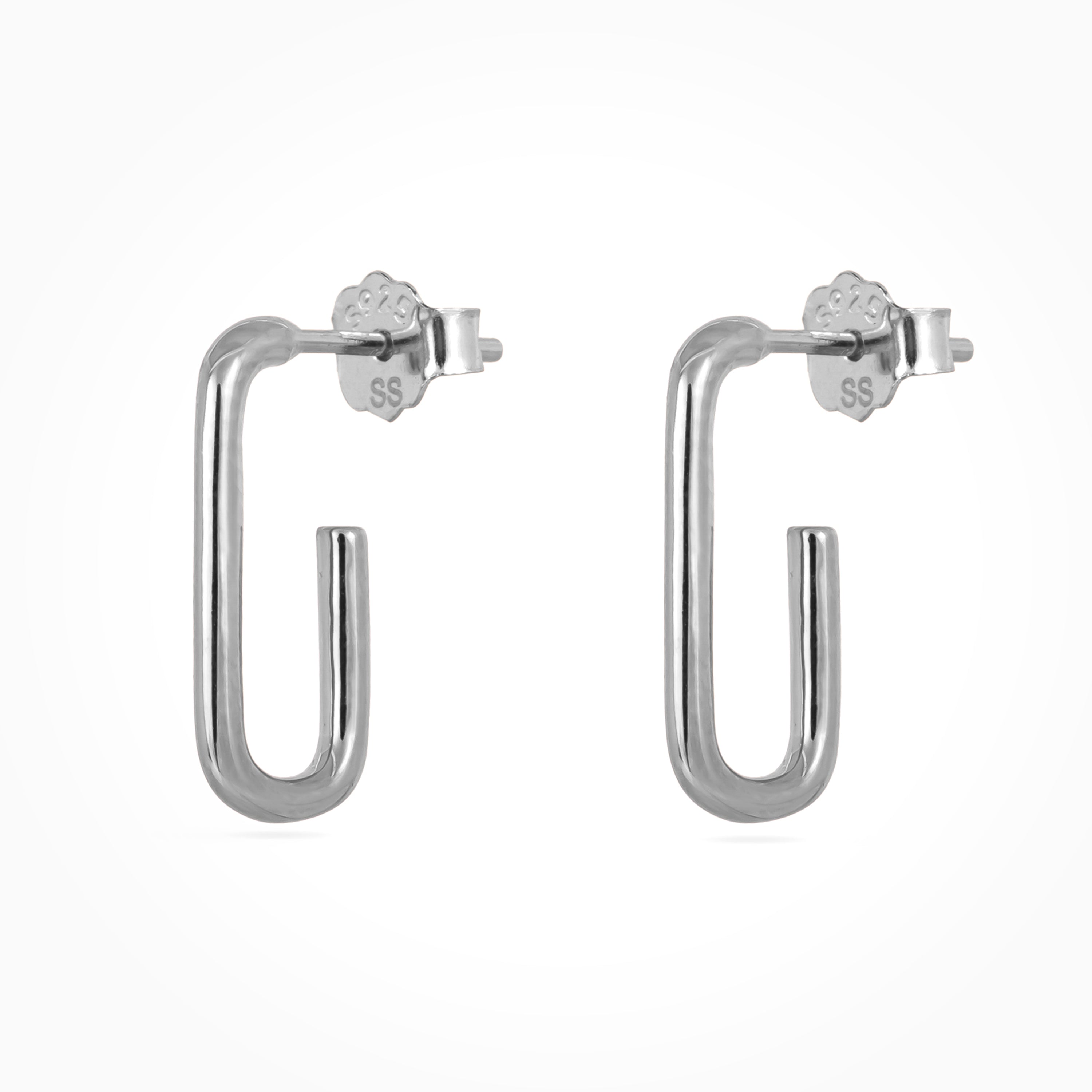 Silver U Hoop Minis