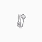 Lucky Clover & Hearts Ring