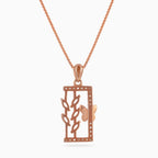 Garden Window Butterfly Necklace