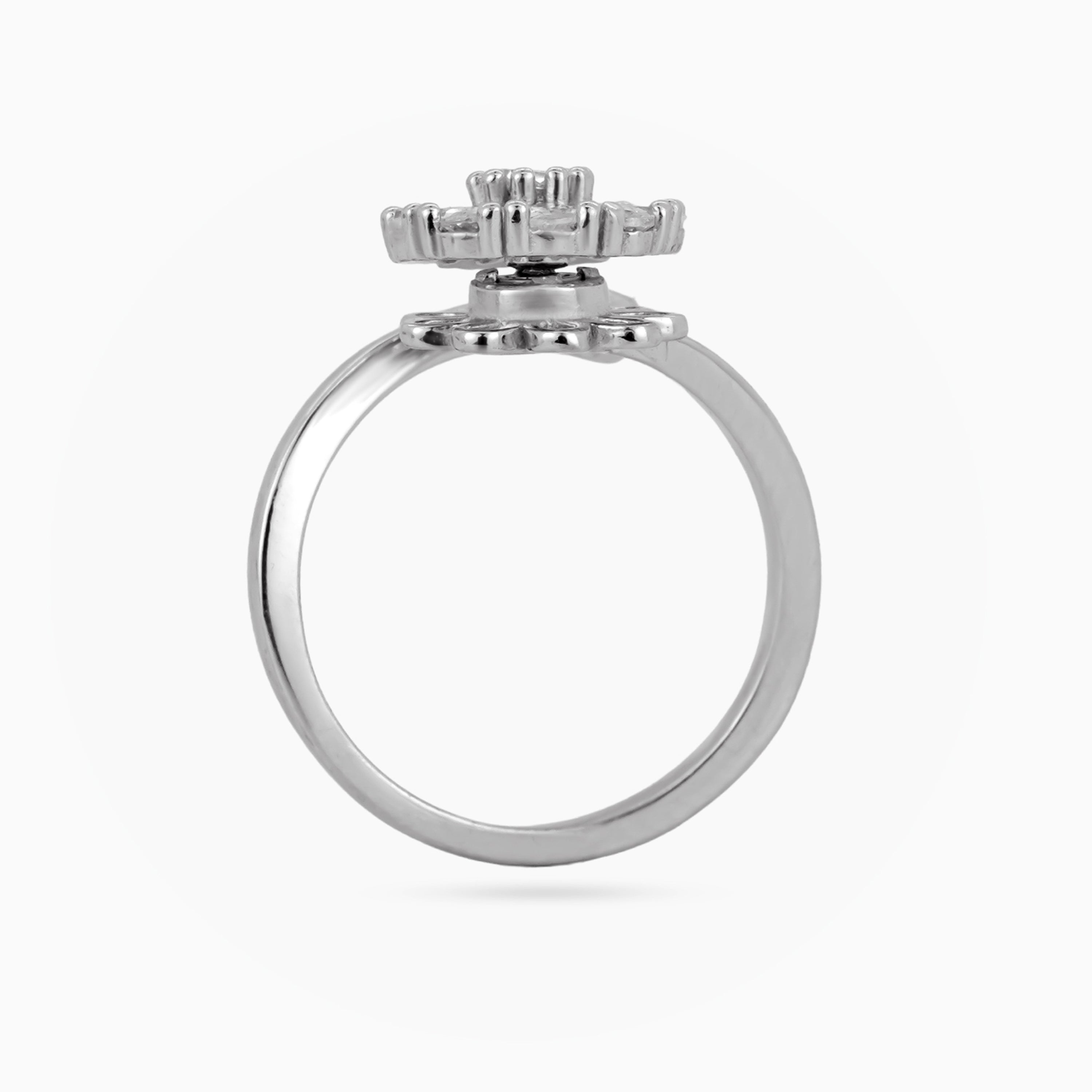 Petite Papillon Pavé Ring