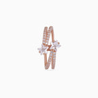 Twin Shooting Stars Ring