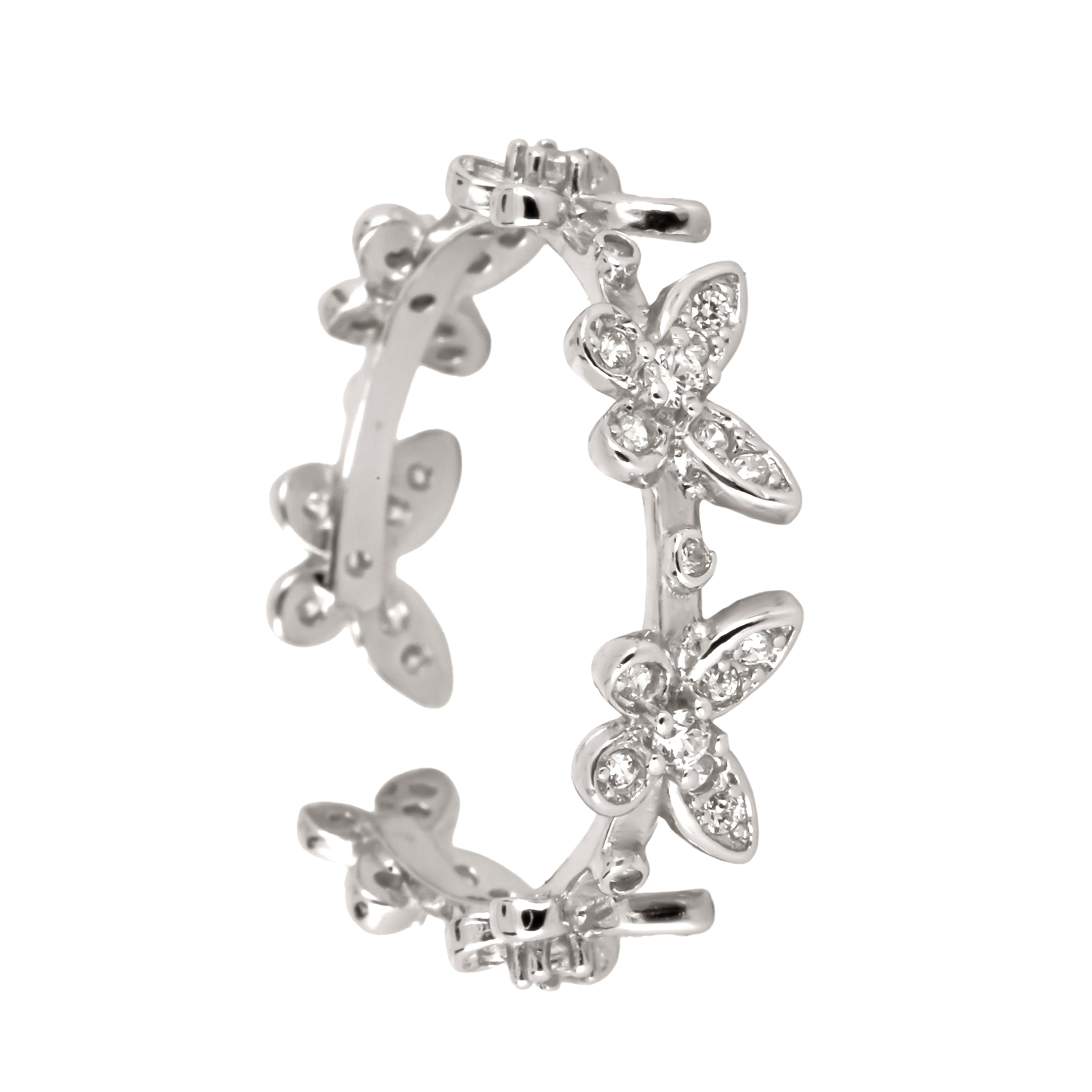 Radiant Bloom Bypass Ring